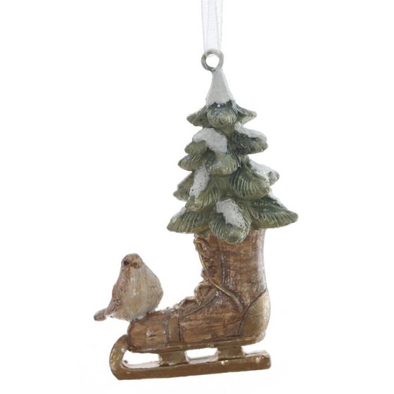 Фигурка декоративная подвесная "Коньки", L4,5 W2,5 H8 см, 4в.