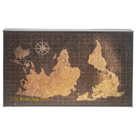 Набор подарочный: ручка перьевая, 5 наконечников, чернильница, воск, печать, держатель, Д26 Ш15 В4 с