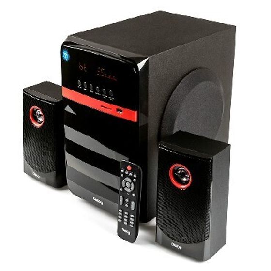 Колонки 2.1 Dialog Progressive AP-240B 70Вт черный/оранжевый