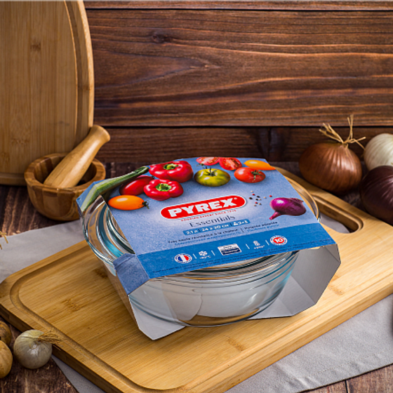 Кастрюля ESSENTIALS 2.1л 20см круглая с крышкой