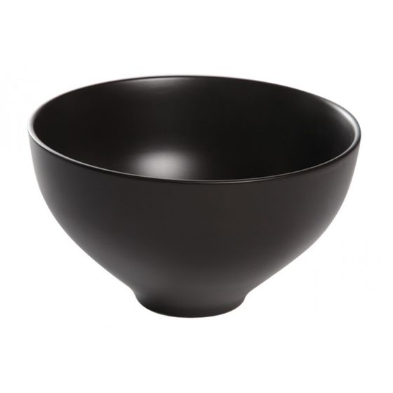 Okinawa black salad bowl d22xh12.5cm