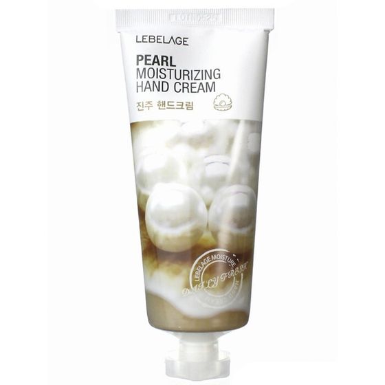 Крем для рук с жемчугом LEBELAGE PEARL MOISTURIZING HAND CREAM 100 мл