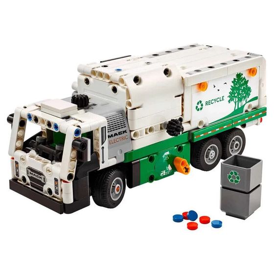 LEGO Mack® Lr Electric Waste Truck Construction Game