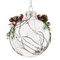 Украшение новогоднее "Шар" с декором, D 8 см, L8 W8 H9 см