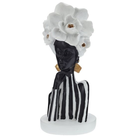 Фигурка декоративная "Африканка", L12,5 W12 H28 см