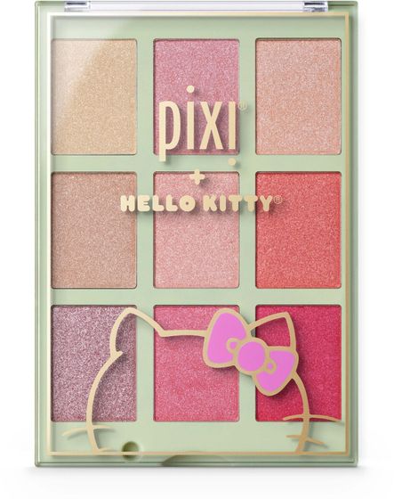 Pixi Hello Kitty Chrome Glow Palette Хайлайтер и румяна в палетке 25,2 г