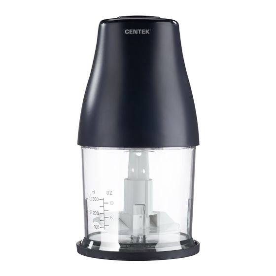 Измельчитель Centek CT-1398 0,8л 400Вт темный синий