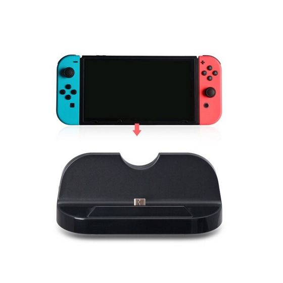 Зарядная станция для Nintendo Switch, Dobe TNS-855, чёрная