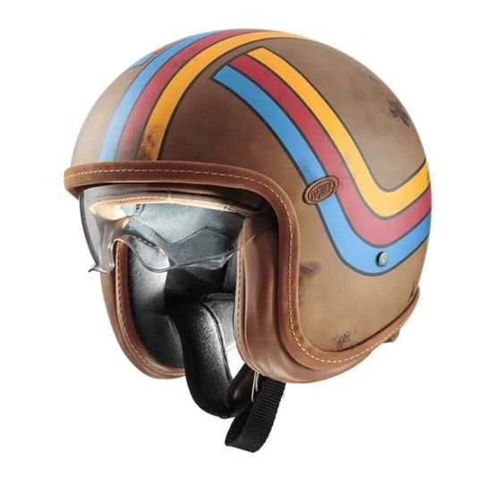 PREMIER HELMETS 23 VintagePlatin Ed. BOS EX BM 22.06 open face helmet