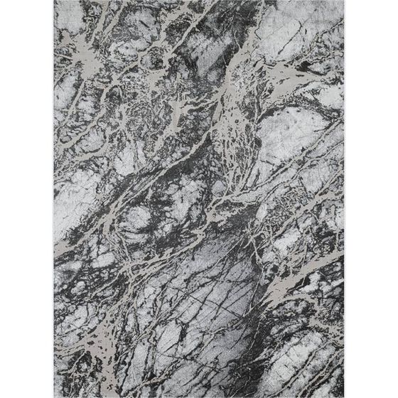 Ковёр прямоугольный RIMMA LUX, размер 160x300 см, дизайн grey/l.grey