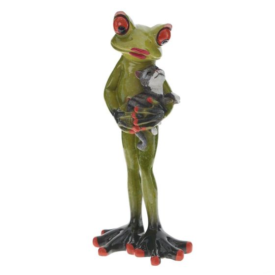 Фигурка декоративная &quot;Лягушка&quot;, L6,5 W5 H15 см