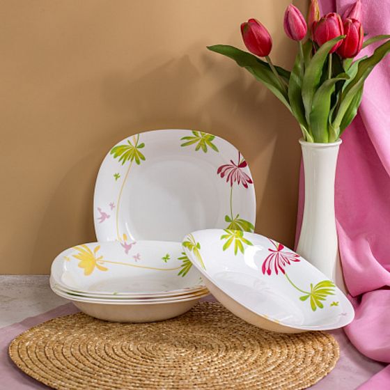 Столовый набор  КАРИН КРЕЙЗИ ФЛАУЭР 46 предметов