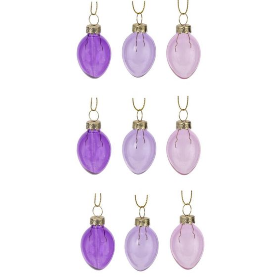 Набор из 9-ти изделий декоративных подвесных &quot;Яйцо пасхальное&quot; (3*4), L8 W8 H8,5 см