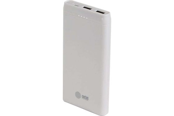 Портативный аккумулятор Cactus CS-PBFSMT-10000 10000mAh 2.1A 2xUSB белый