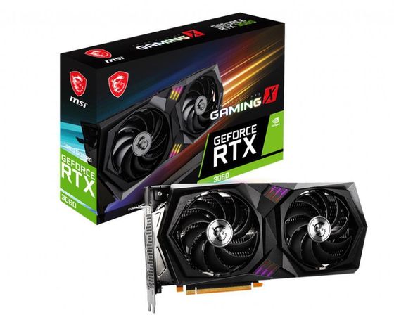 Видеокарта MSI PCI-E RTX 3060 GAMING X 12G RTL