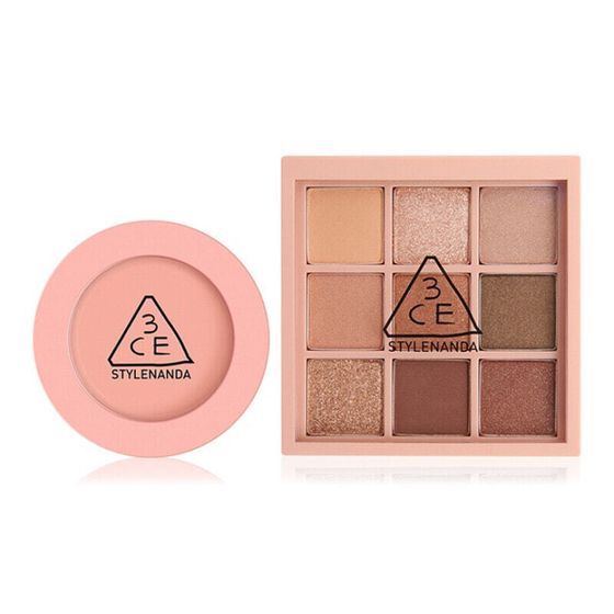 3CE Eye Shadow Blush Makeup Sets Velour Clear Brightening Skin Tone Two-Piece Set