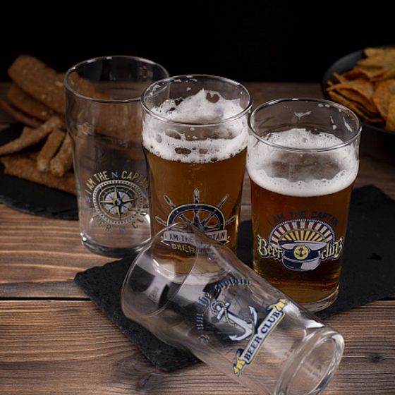 Стакан для пива ПЕЙЛ-ЭЛЬ Капитан 570мл