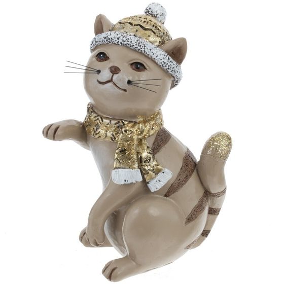 Фигурка декоративная &quot;Кот&quot;, L12,5 W7 H14 см, 2в.