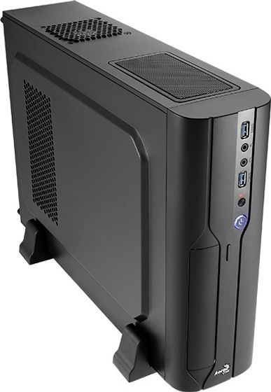 Корпус Aerocool CS-101 черный 400W mATX 1x80mm 2xUSB3.0 audio