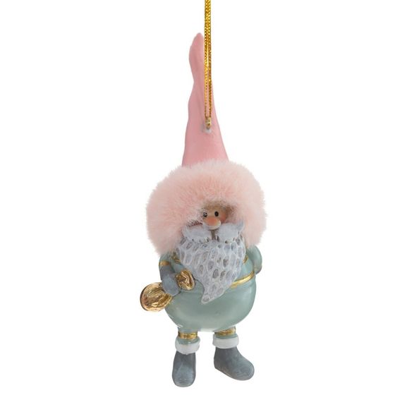 Изделие декоративное подвесное &quot;Дед Мороз&quot;, L5 W4 H12 см, 2в.