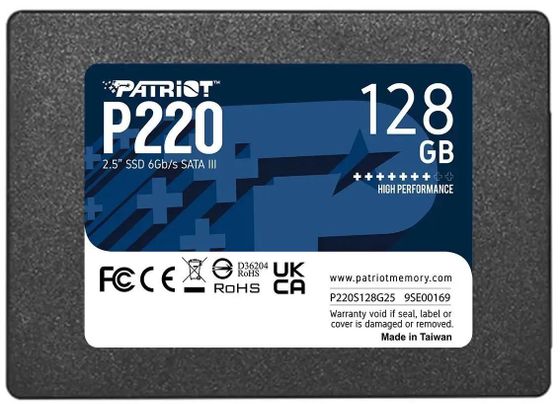 Накопитель SSD 128Gb Patriot SATA-III P220S128G25 P220 2.5&quot;
