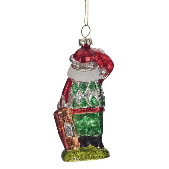 Украшение новогоднее &quot;Дед Мороз&quot;, L6 W3,5 H13 см, 2в.