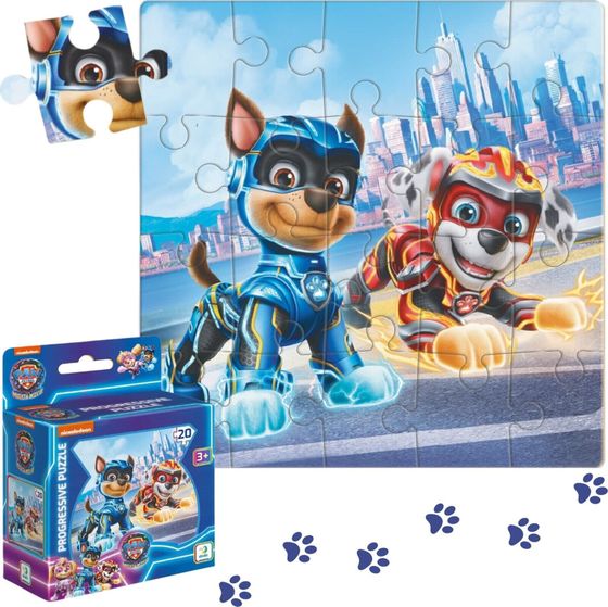 Dodo PUZZLE PAW PATROL CHASE I MARSHAL PSI PATROL 20 ELEMENTÓW DO UŁOŻENIA