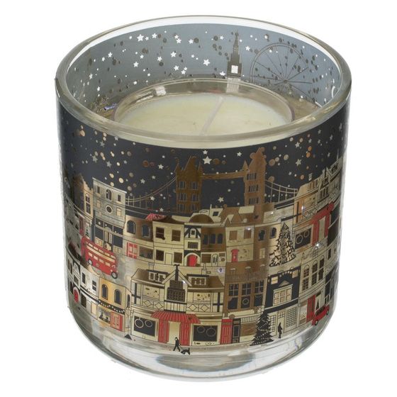 Свеча ароматическая с подсветкой, D 5.5 см, L10 W10 H10 см