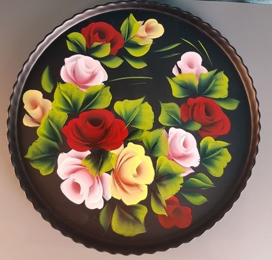 !09 Блюдо &quot;Патиссэри&quot; 28 см. стекло