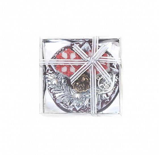 Свеча СНЕЖИНКА 11.5х11.5х3см