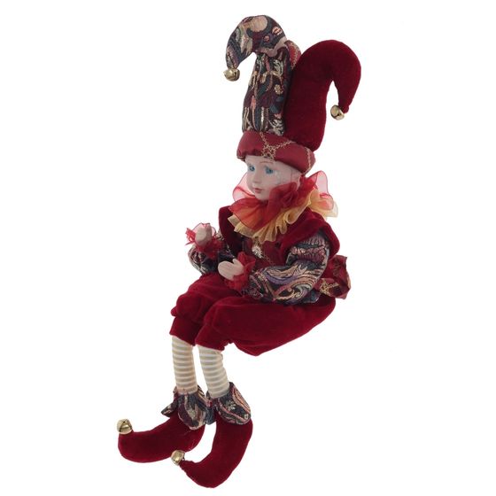 Игрушка набивная &quot;Клоун&quot; (муз, движ), L14 W10 H46 см (полка 22 см.)