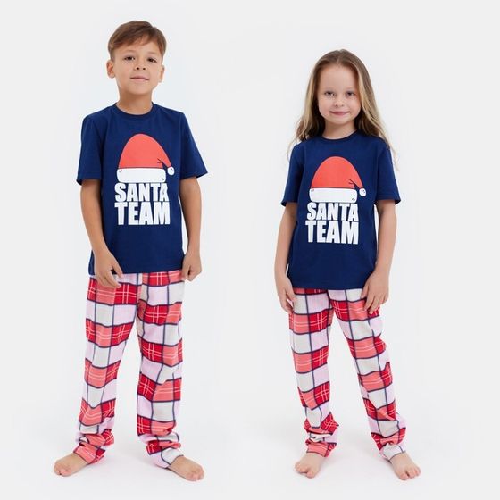 Пижама детская KAFTAN &quot;Santa team&quot;  размер 36 (134-140 см)