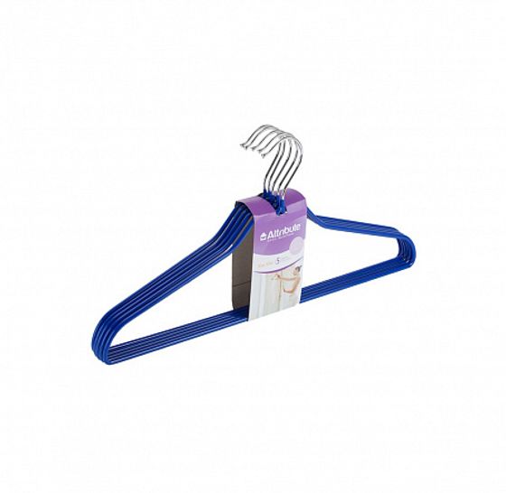Набор вешалок универсальных NEO BLUE 42см 5шт