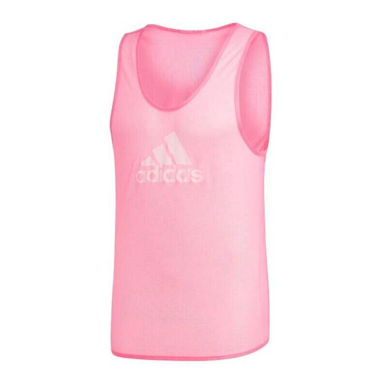 Мужская майка спортивная розовая с логотипом Тег adidas Bib 14 M FI4187