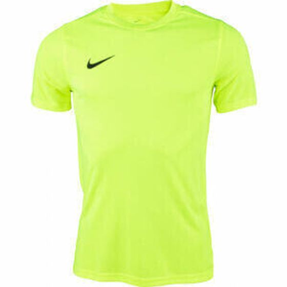 Nike DRI-FIT PARK 7 Pánské Sportovní Tričko, Reflexní Neon, Velikost M