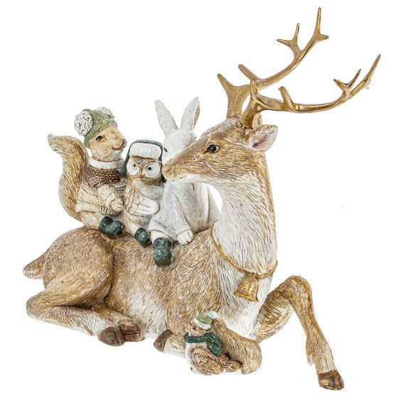 Фигурка декоративная "Олень", L19 W9 H16,5 см