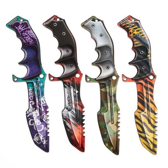 !09 Набор из 2-х штук: Сувенирное оружие «Нож охотничий» МИКС, длина 25 см