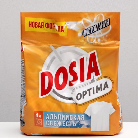 Стиральный порошок Dosia Optima «Альпийская свежесть», автомат, 4 кг