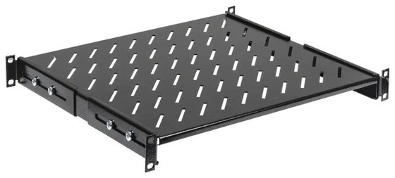 Полка стационарная ITK FS05-400PI-R 1U нагр.:100кг. 19&quot; 400мм черный (упак.:1шт)