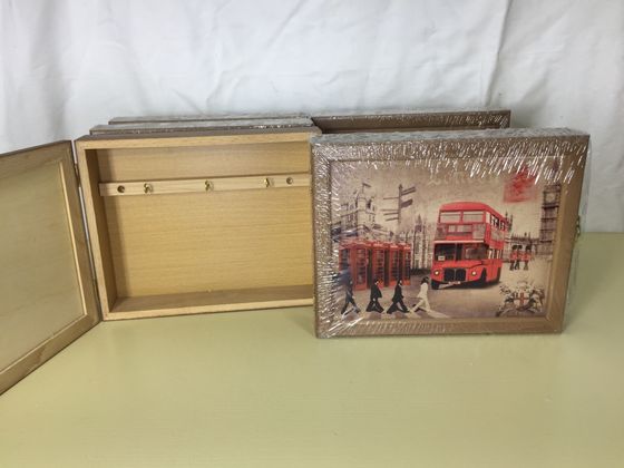 !09 КЛЮЧНИЦА НАСТЕННАЯ &quot;LONDON&quot;, 29 X 22 X 7 СМ