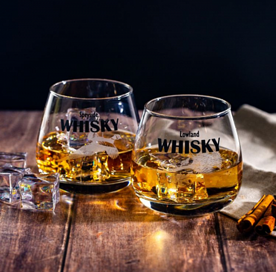 Набор стаканов низких для виски РЕГИОНЫ ШОТЛАНДИИ 300мл 4шт