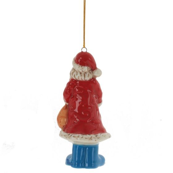 Фигурка декоративная подвесная &quot;Дед Мороз&quot;, L5,5 W4,5 H11 см, 2в.
