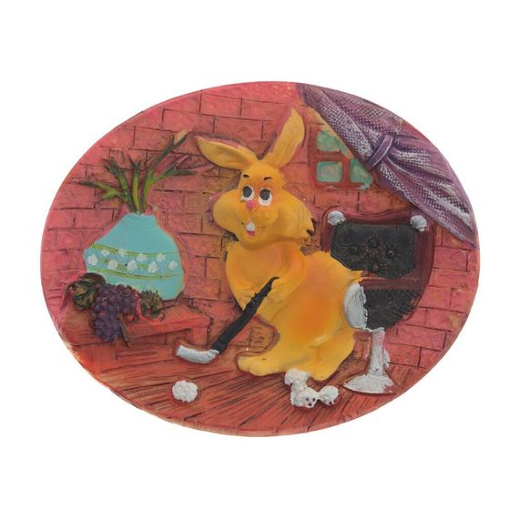 !09 Магнит &quot;Заяц&quot;, L8 W1 H7 см, 4в.