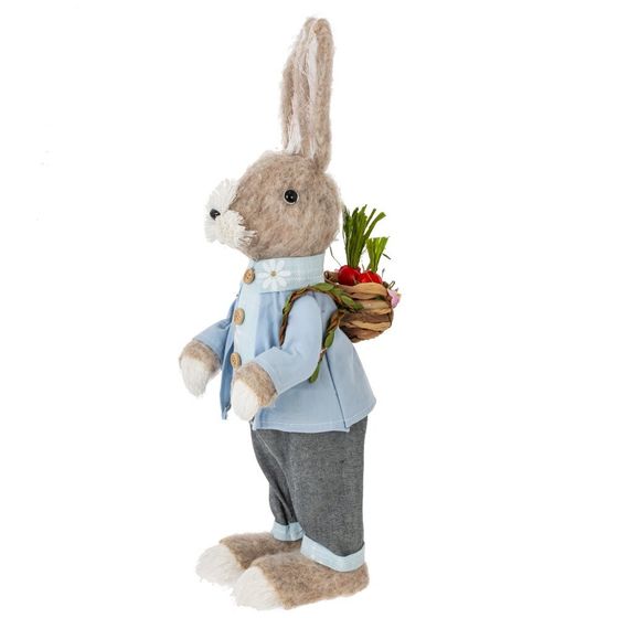 Фигурка декоративная &quot;Заяц&quot;, L12 W17 H45 см