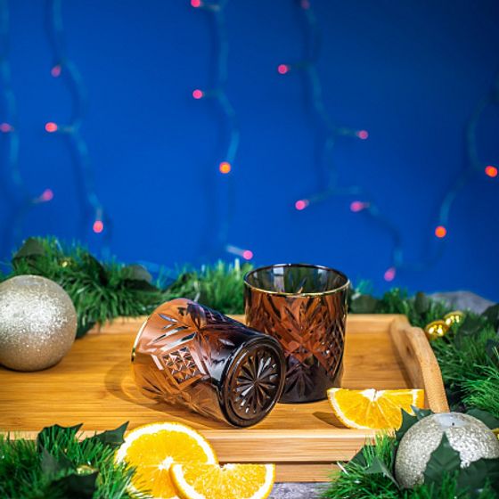 Стакан низкий ЗАЛЬЦБУРГ ЛИЛАК ГОЛД 2шт 300мл