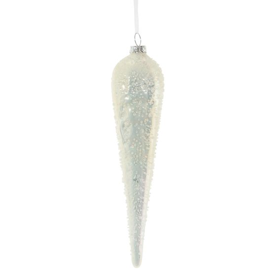 Украшение новогоднее "Сосулька", L5,5 W5,5 H20 см