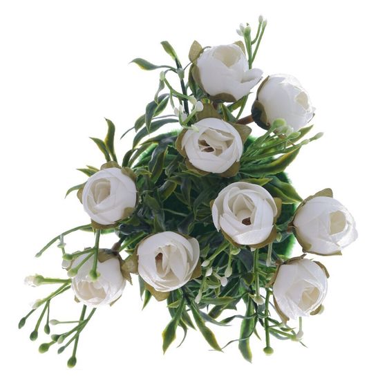 Цветочная композиция, L13 W13 H19 см, 3в.