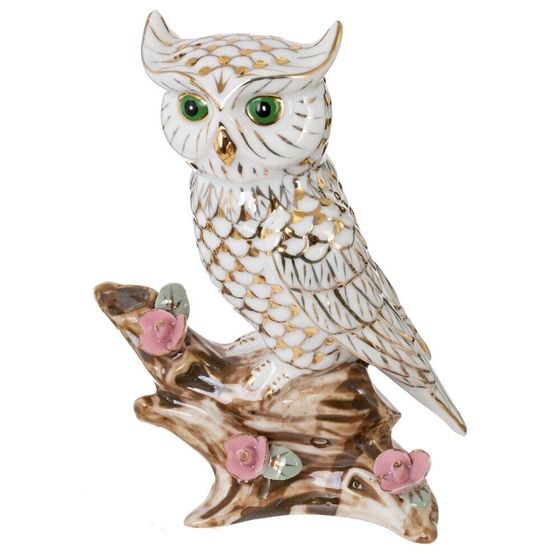 Фигурка декоративная "Сова", L9 W6 H12,5 см, 1 штука. дизайн микс