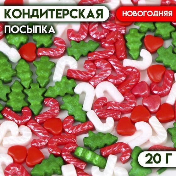 Новый год. Кондитерская посыпка &quot;Рождественский сочельник&quot;, 20 г