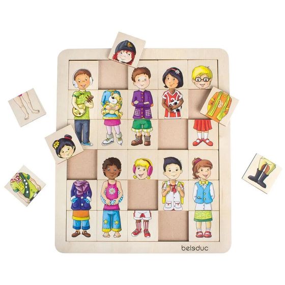 BELEDUC Match &amp; Mix Kids Puzzle